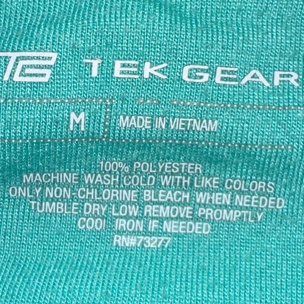 Tek Gear Women’s Full-Zip Fleece Jacket – Turquoise – Size M Casual Office Cozy - Picture 6 of 8